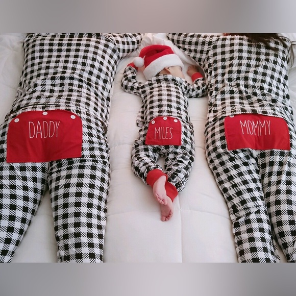 Men’s Christmas Pajamas Set - Personalized: DADDY - Picture 1 of 7